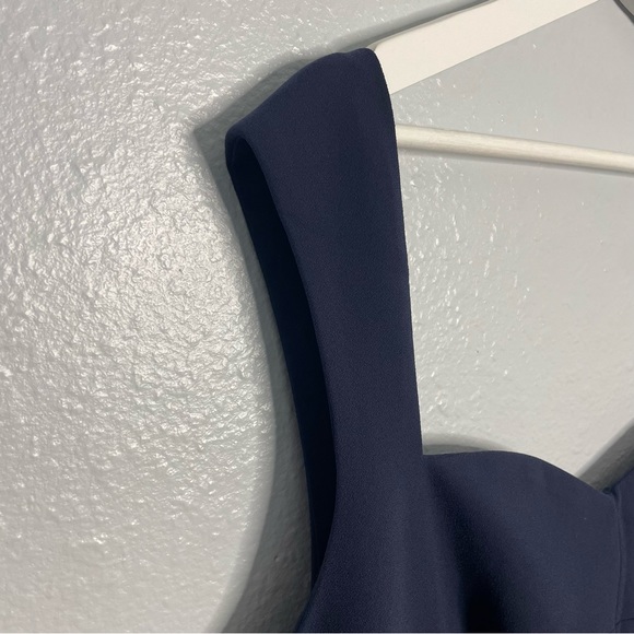 NWT Boden Navy Sweetheart Wideleg Sleeveless Jumpsuit with Pockets Size 16-18R - Picture 4 of 16